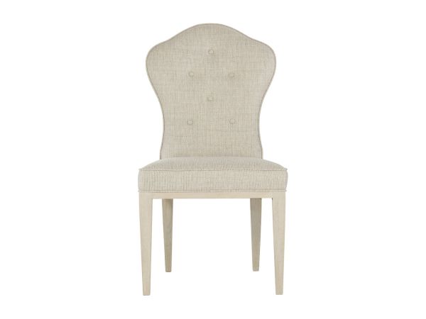 Bernhardt Furniture East Hampton Dining Side Chair in Cerused Linen