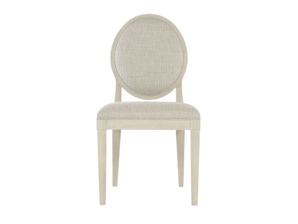 Bernhardt Furniture East Hampton Side Chair in Cerused Linen