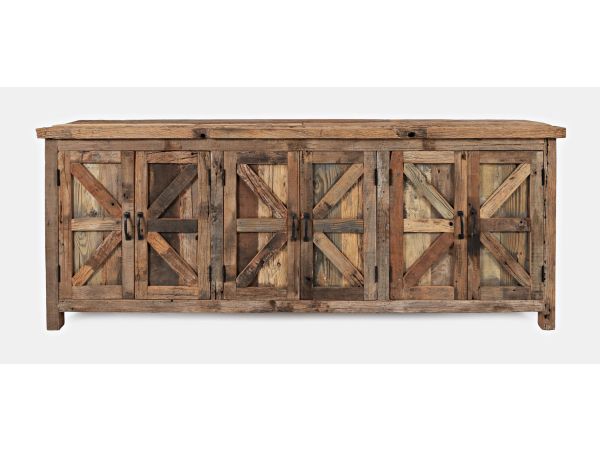Eden Prairie 6 Door Accent Cabinet in Reclaimed