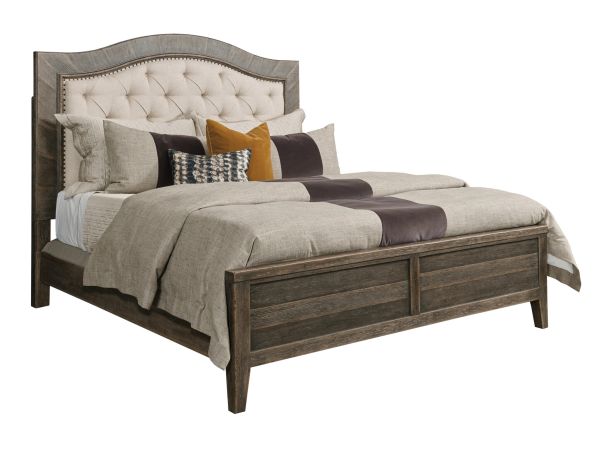 American Drew Emporium Ingram Uph Bed  in Shadow