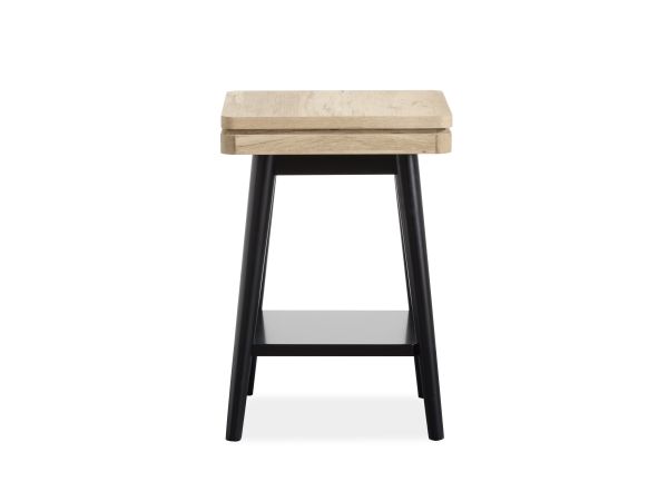 Magnussen Fletcher Square Accent Table in Driftwood