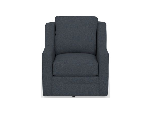 Foley Swivel Chair in Jeans