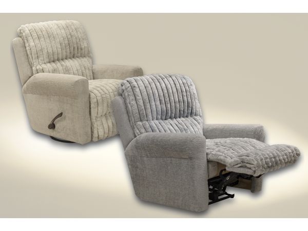Foxy Power Lay Flat Recliner w/Zero Gravity in Nickel
