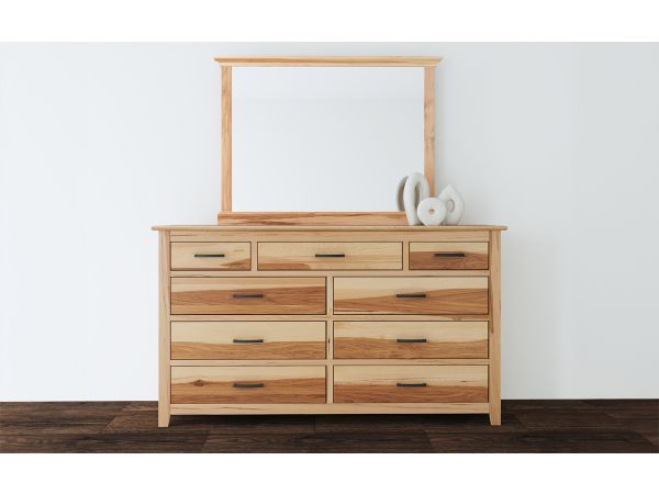 A-America Gallagher Mirror in Natural Hickory 