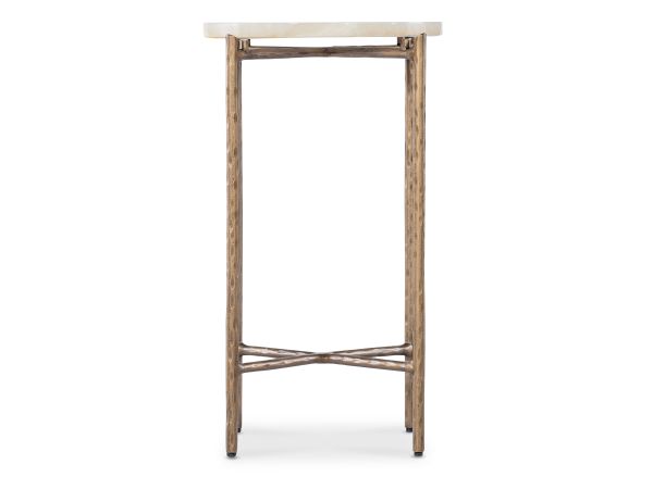 Hooker Furniture Melange Je Suis Petit Spot Table in Golds