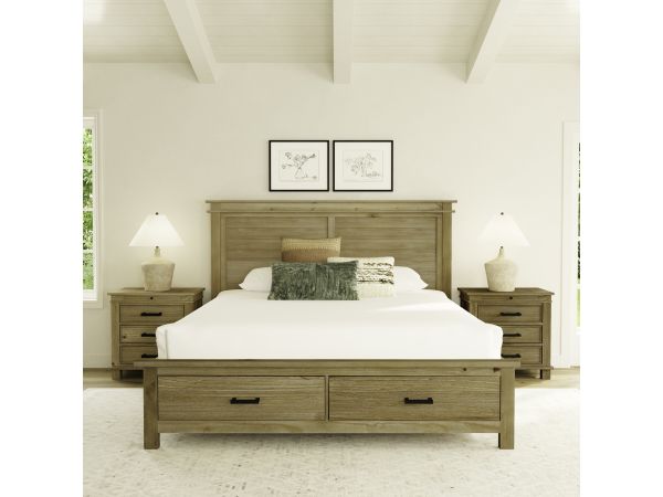 A-America Glacier Point Storage Bed in Golden Java 