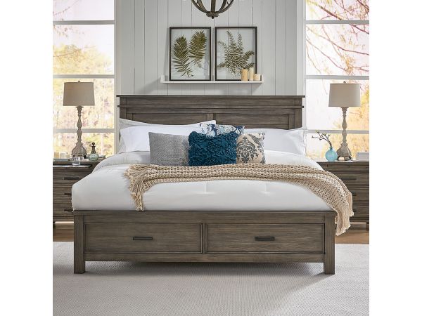 A-America Glacier Point Storage Bed in Greystone 