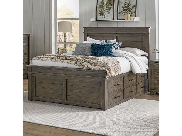 A-America Glacier Point Captain Bed in Greystone 
