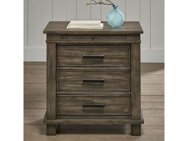 A-America Glacier Point Nightstand in Greystone 