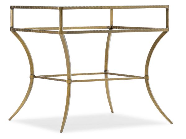 Hooker Furniture Laureng End Table in Golds