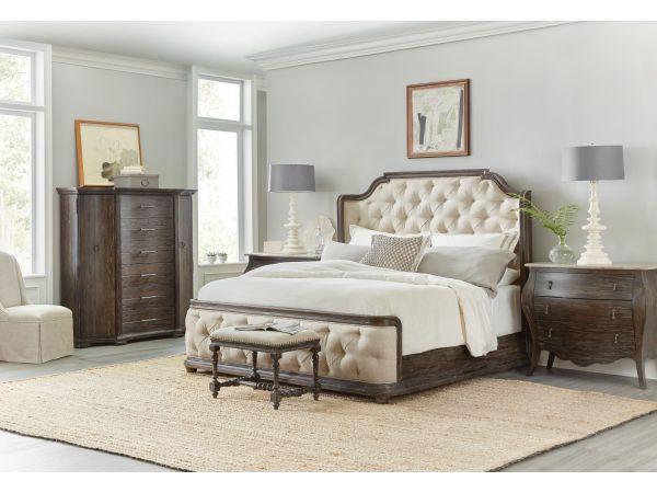 Hooker Furniture Traditions Upholstered Panel Bedroom Set