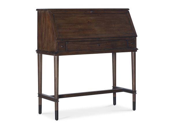 Hooker Furniture Commerce & Market Secretariat Secretary in Dark Wood