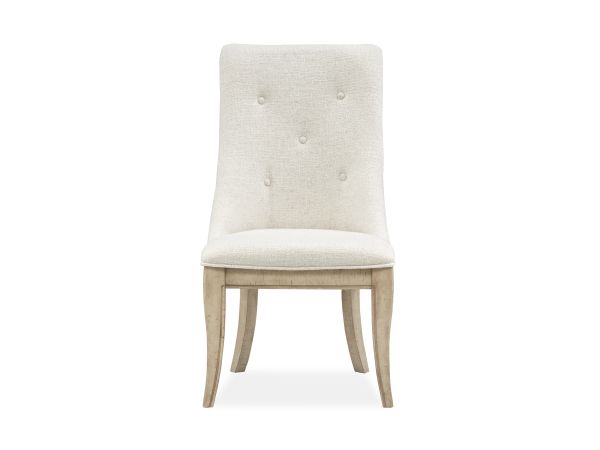 Harlow Dining Arm Chair w/Upholstered Seat & Back (2/ctn) in Weathered Bisque