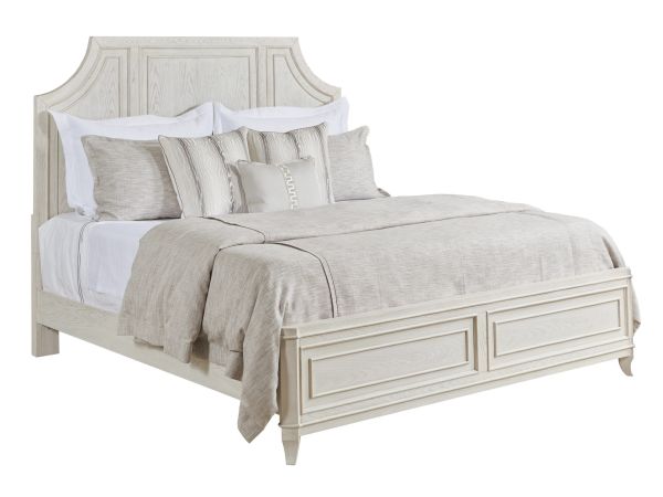 Harmony Angeline Panel Bed in Eggshell