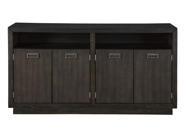 Ashley Furniture Hyndell Dining Server in Dark Brown