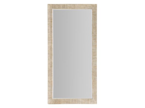 Hooker Furniture Serenity Sandpiper Floor Mirror in Whitewash