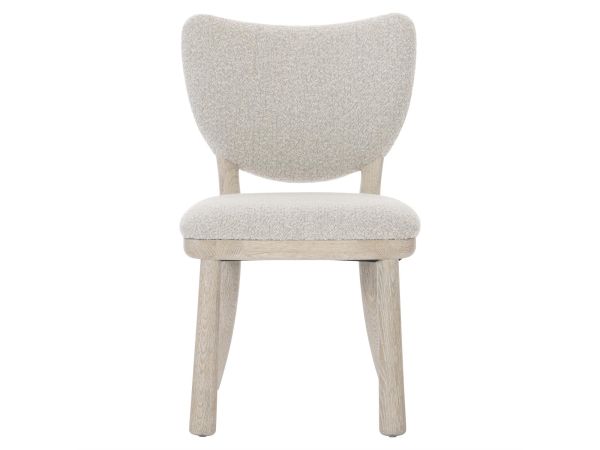 Bernhardt Interiors Anzu Fabric Side Chair in Flaxen