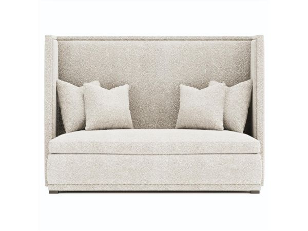 Bernhardt Interiors Prague Fabric Sofa in White
