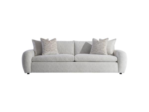 Bernhardt Interiors Teddy Fabric Sofa in Gray