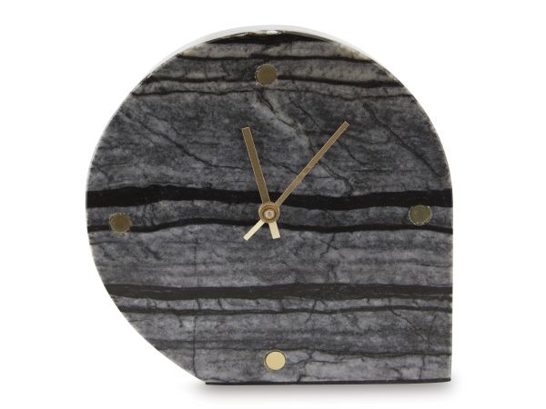 Ashley Furniture Janmour Table Clock (Set of 2) in Black