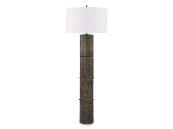 Ashley Furniture Jebson Floor Lamp in Dark Bronze