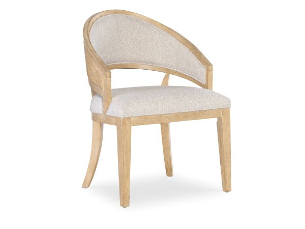 Hooker Furniture Retreat Cane Barrel Back Chair