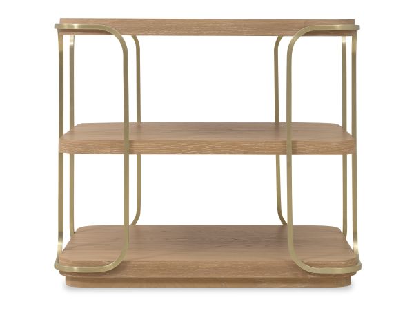 Hooker Furniture Banyon Bay End Table in Desert Oak