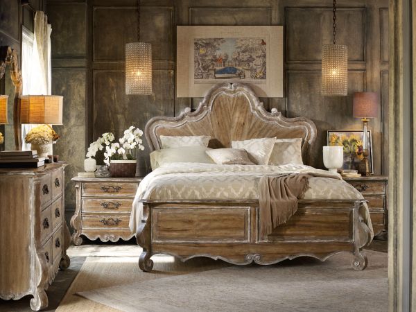 Hooker Furniture Chatelet Wood Panel Bedroom Set