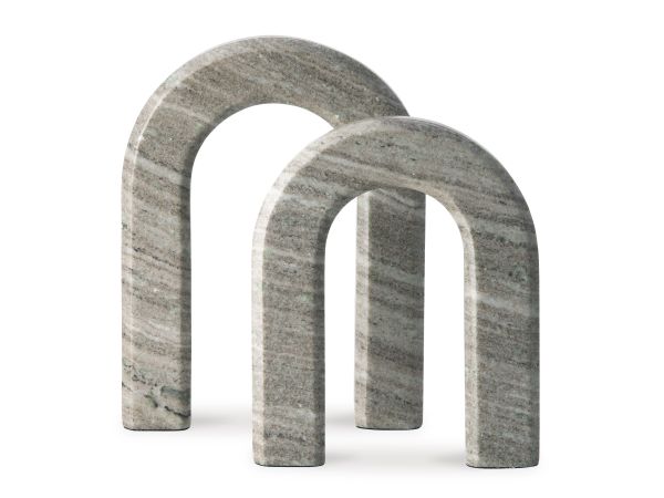 Ashley Furniture Keithton Sculpture Set (Set of 2) in Taupe