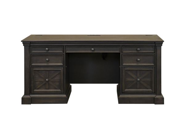 Kingston Traditional Credenza in Dark Brown