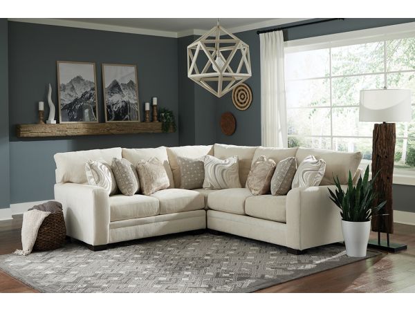Jackson Furniture Kingston Sectional in Cream