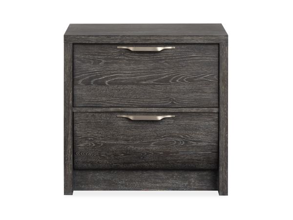 Magnussen Kinsley Drawer Nightstand in Black Heron