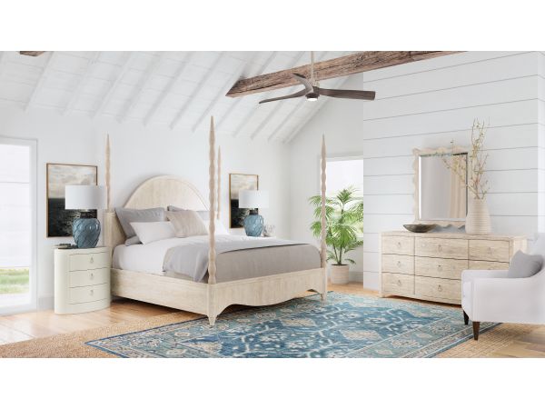 Hooker Furniture Serenity Jetty Poster Bedroom Set