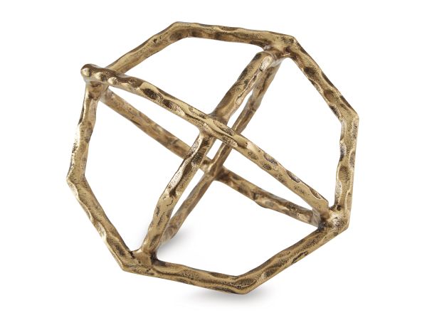 Ashley Furniture Laddington Sculpture (Set of 2) in Antique Brass