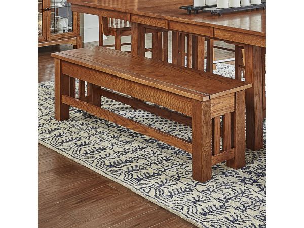 A-America Laurelhurst Storage Bench in Oak 
