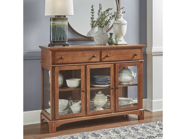 A-America Laurelhurst 3-Door Server in Oak 