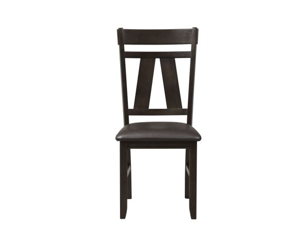 Liberty Furniture Lawson Splat Back Side Chair in Light & Dark Espresso