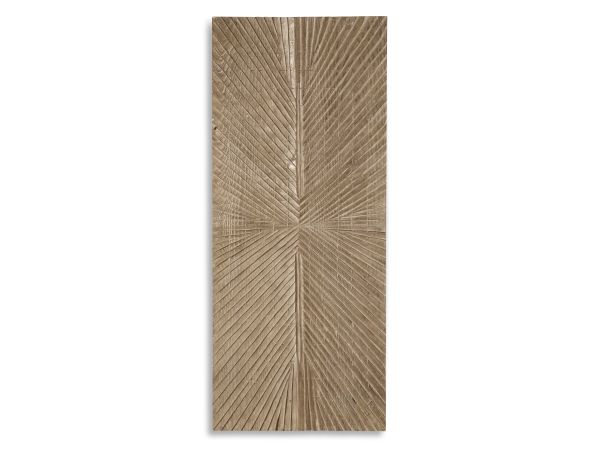 Ashley Furniture Lenora Wall Decor in Distressed Brown