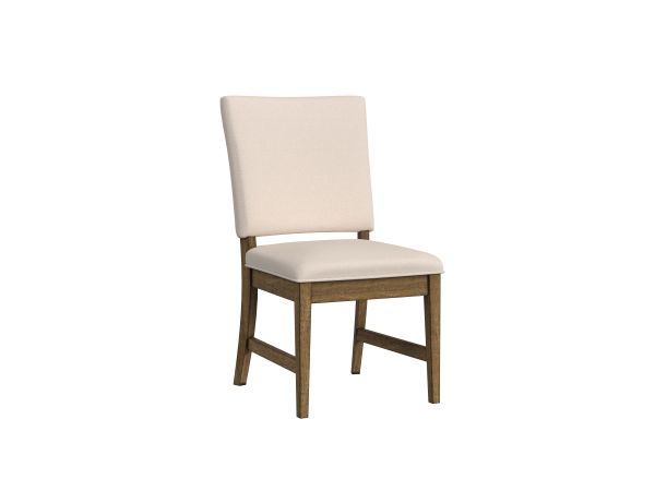 A-America Leucadia Ladderback Side Chair With Uph Seat in Toasted Java 