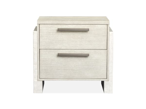 Magnussen Lorelei Drawer Nightstand in Misty Cloud