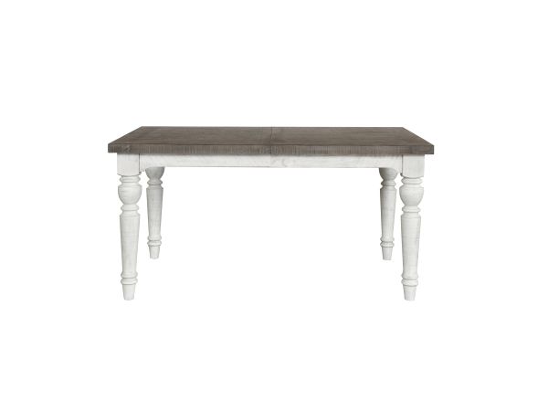 Samuel Lawrence Valley Ridge Leg Table in Distressed White Finish