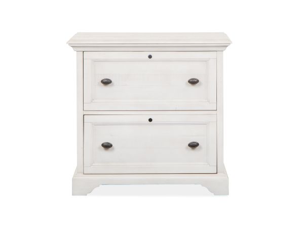 Magnussen Bronwyn Lateral File in Alabaster and Toasted Nutmeg