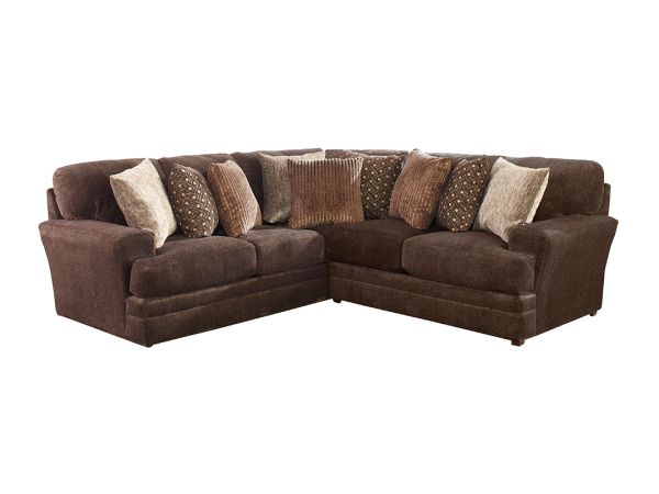 Jackson Furniture Mammoth Sectional in Chocolate