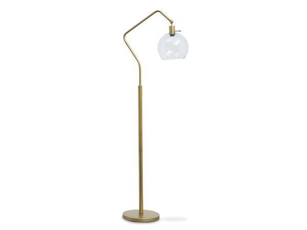 Ashley Furniture Marilee Floor Lamp in Antique Brass