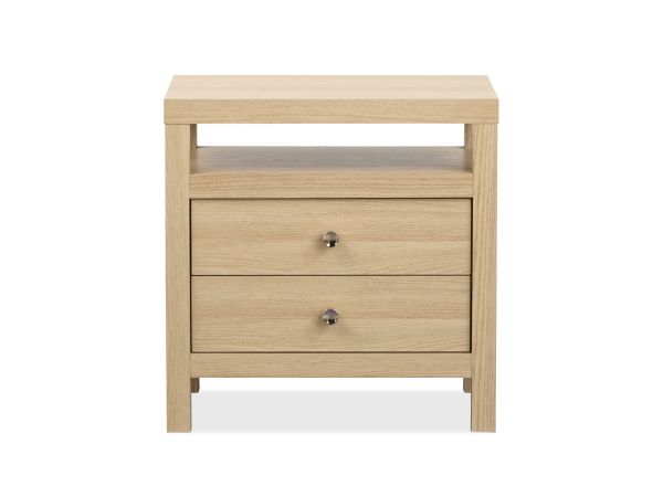 Magnussen Merrifield Drawer Nightstand in Sandstone Beige