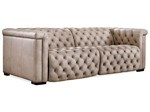 Hooker Furniture Savion 2 over 2 Sofa with Power Recline & Power Headrest