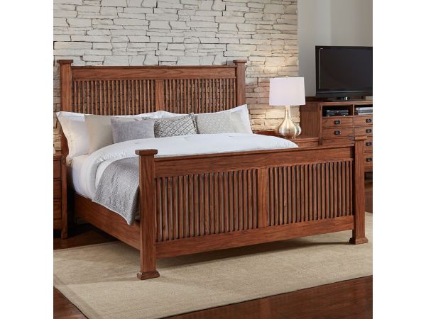A-America Mission Hill Slat Bed in Harvest 