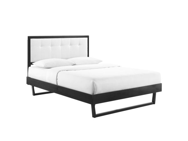 Modway Willow Wood Full Platform Bed With Angular Frame 