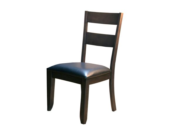 A-America Mariposa Ladderback Side Chair With Uph. Seat in Warm Gray 