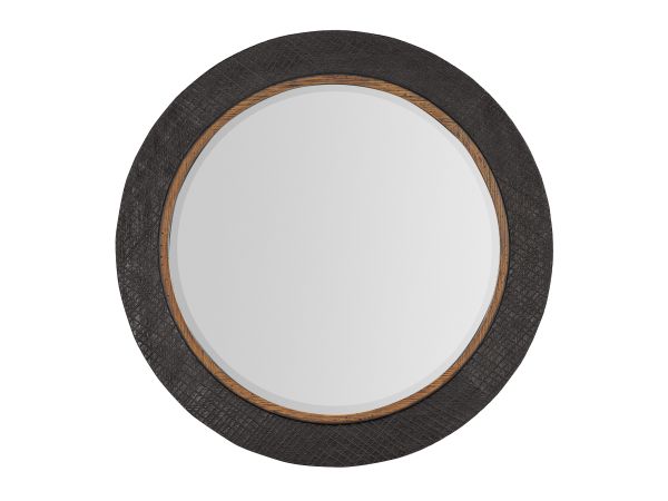 Hooker Furniture Big Sky Round Accent Mirror in Grays